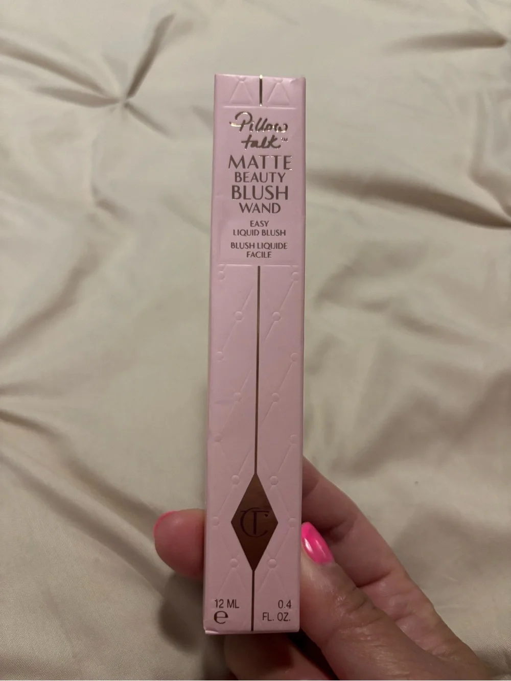 Charlotte Tilbury Pillow Talk Matte Beauty Blush Wand – Peach Pop – NEW IN BOX